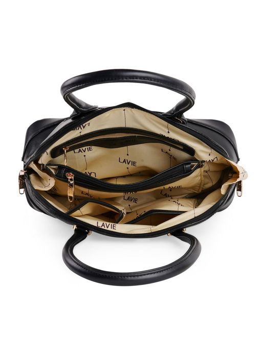 Buy Lavie Nasrin Women's Medium Satchel (Black) Online