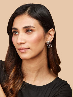 Fabindia - Silver Pearl Stud Earrings