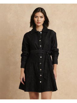 RAREISM - Zang Primary Black A-Line Mini Dress