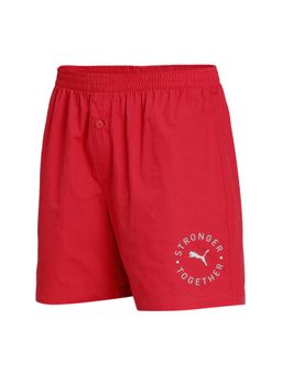 Puma - Stretch Mens Red Basic Boxer