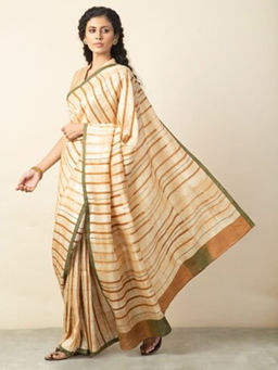 Fabindia - Silk Hand Block Print Sari