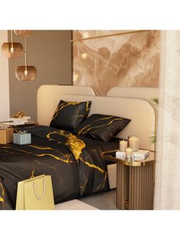 Stoa Paris - Louvre 300 Tc Embers In The Dark Bedsheet with 2 Pillow Covers (King)