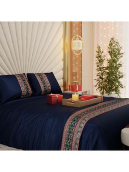 Stoa Paris - Versailles Collection Sateen Regal Renaissance Super King Bedsheet With 2 Pillow Covers