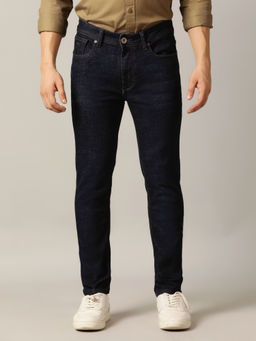 JadeBlue - Tinted Deep Navy Blue Cotton Blend Jeans