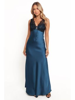 Petal & Pup - Blue Cammy Maxi Slip Dress