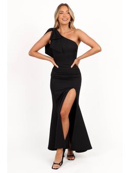 Petal & Pup - Black Charmed One Shoulder Maxi Dress