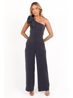Petal & Pup - Steel Grey Scarlett One Shoulder Jumpsuit