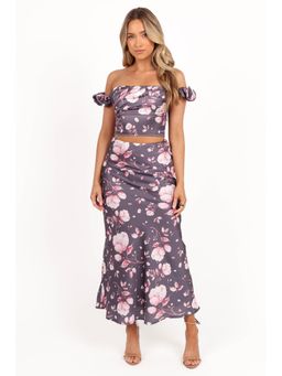 Petal & Pup - Steel Grey Floral Arabella Co-Ord (Set of 2)
