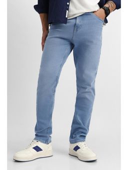 Snitch - Light Blue Denim Slim Casual Jeans for Men