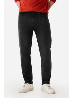 Snitch - Black Denim Relaxed Casual Jeans for Men