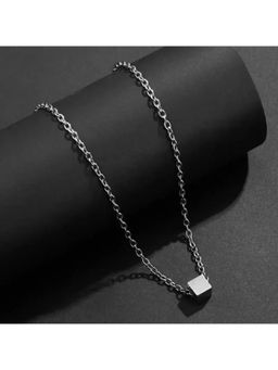Salty Alpha - Demeter Cubic Silver Metal Necklace