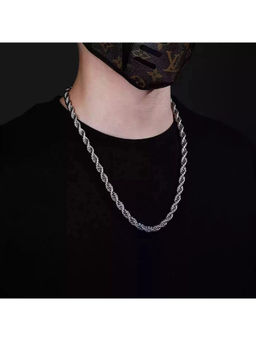 Salty Alpha - Classic Mec Silver Necklace