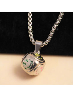 Salty Alpha - Multi-Color Dice Steel Necklace