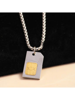 Salty Alpha - Silver Dnd Sim Necklace