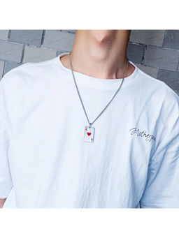 Salty Alpha - Red Maverick Ace Necklace