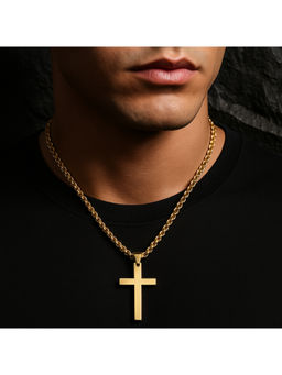 Salty Alpha - Christs Crucifix Gold Necklace