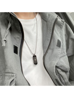 Salty Alpha - Silver Skater Boi Cool Necklace