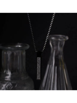 Salty Alpha - Heliocentric Black Pendant Necklace