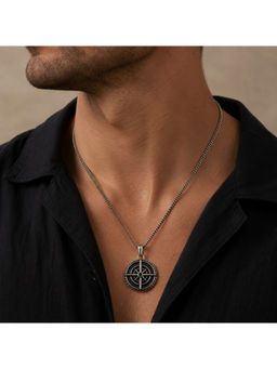 Salty Alpha - Black Mountain Hikers Compass Necklace