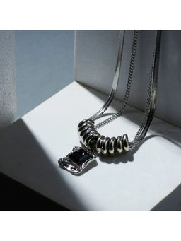 Salty Alpha - Silver Adventure Seeker Pendant Necklace