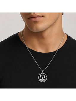 Salty Alpha - Messi Silver Pendant Necklace