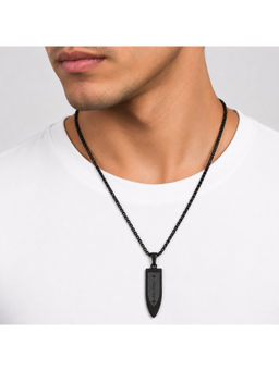 Salty Alpha - Black Shuriken Steel Necklace