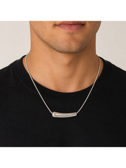 Salty Alpha - Woodland Silver Necklace