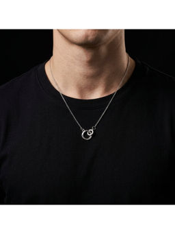 Salty Alpha - Enduring Circles Silver Necklace