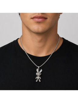 Salty Alpha - White The Cool Man Pendant Necklace