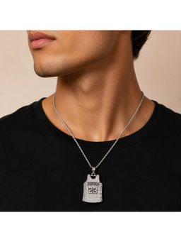 Salty Alpha - Silver Go Bulldogs Pendant Necklace