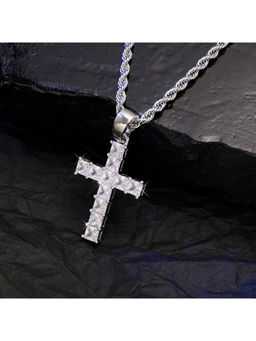 Salty Alpha - Silver James The Great Cross Necklace