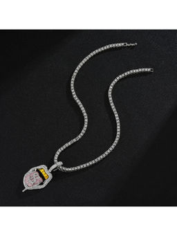 Salty Alpha - Multi-Color Travis Scott Diamond Necklace