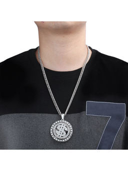 Salty Alpha - White Benjamins Silver Necklace
