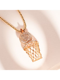 Salty Alpha - Basket Court Gold Necklace