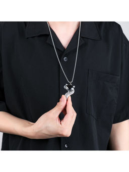 Salty Alpha - Black Mischief Maker Pendant Necklace