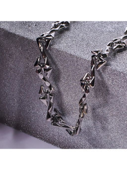 Salty Alpha - Silver Byzantine Necklace