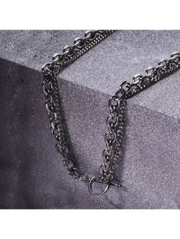 Salty Alpha - Amalgamation Silver Necklace