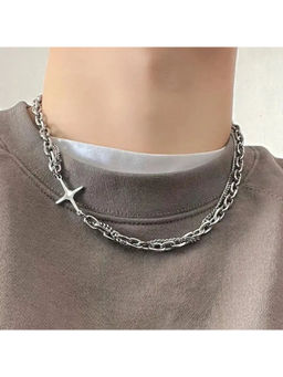 Salty Alpha - White Celestial Starfall Necklace