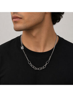 Salty Alpha - Cryptic Rune Silver Necklace
