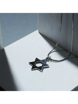 Salty Alpha - Silver Elio and Oliver Star Necklace