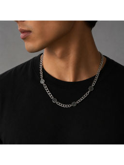 Salty Alpha - Silver Reversible Mood Stones Necklace