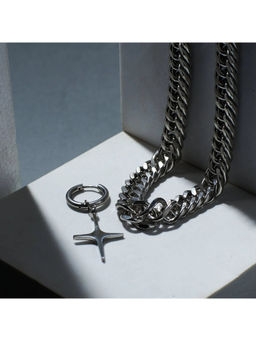 Salty Alpha - 2 In 1 Starstruck Silver Necklace