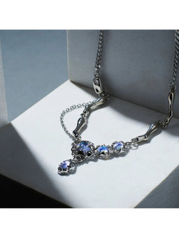 Salty Alpha - Blue Elite Adorn Silver Necklace
