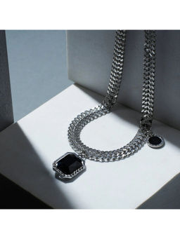 Salty Alpha - Luna Lithos Black Stone Necklace