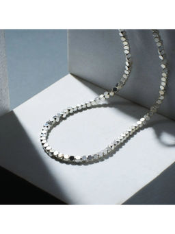 Salty Alpha - Silver Shining Bead Adorn Necklace