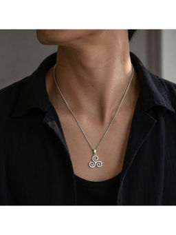 Salty Alpha - Silver Curves In Harmony Necklace