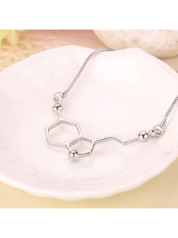 Salty Alpha - Web Of Mystery Charm Silver Necklace
