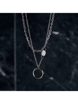 Salty Alpha - Silver Layered Simplicity Necklace