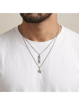 Salty Alpha - Starry Night Silver Necklace