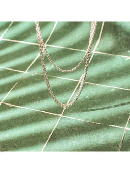 Salty Alpha - Mejuri Double Silver Necklace